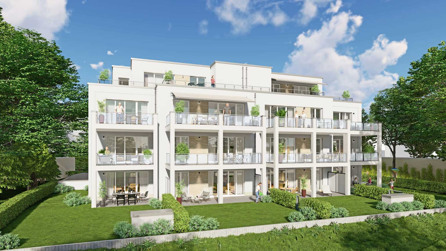 Abverkauf – Weidenbruch in Bredeney – Essen – Visualisierung Rueckseite
